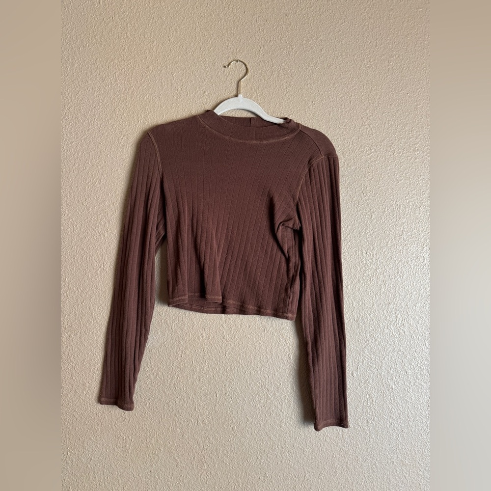 American Eagle Cropped Turtle Neck
